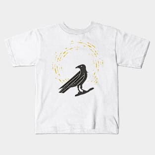 Moon Crow Kids T-Shirt